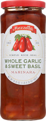MEZZETTA: Whole Garlic & Sweet Basil Marinara, 16.25 oz