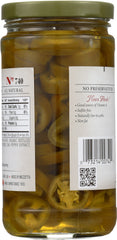 JEFF'S NATURALS: Sliced Tamed Jalapeno Peppers, 12 oz