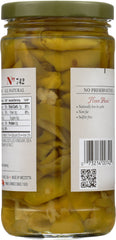 JEFF'S NATURALS: Sliced Golden Greek Peperoncini, 12 oz