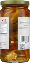 JEFF'S NATURALS: Sliced Hot Cherry Peppers, 12 oz
