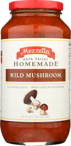 MEZZETTA: Napa Valley Bistro All Natural Porcini Mushroom Sauce, 25 oz