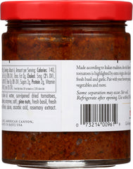 MEZZETTA NAPA VALLEY BISTRO: Sun Ripened Dried Tomato Pesto, 6.25 oz
