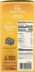 LUNDBERG: Thin Stacker Brown Rice, 5.9 oz