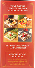 LUNDBERG: Rice Cakes Thin Stackers 5 Grain, 5.9 oz