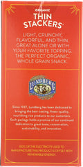 LUNDBERG: Rice Cakes Thin Stackers 5 Grain, 5.9 oz