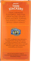 LUNDBERG: Rice Cakes Thin Stackers Red Rice & Quinoa, 5.9 oz