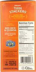 LUNDBERG: Rice Cakes Thin Stackers Red Rice & Quinoa, 5.9 oz