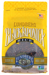 LUNDBERG: Black Japonica Rice Gluten Free Whole Grain, 1 lb