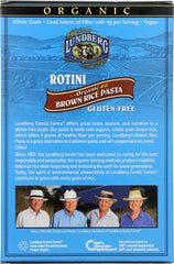 LUNDBERG: Pasta Brown Rice Rotini Organic Gluten Free, 10 oz