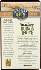 LUNDBERG: Whole Grain Quinoa & Rice Rosemary Blend, 6 oz