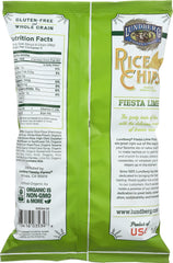 LUNDBERG: Rice Chips Fiesta Lime, 6 Oz