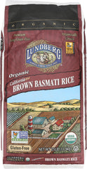 LUNDBERG: Brown Basmati California Organic, 25 lb