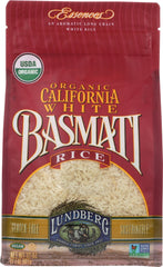 LUNDBERG: Organic California White Basmati Rice, 2 lb