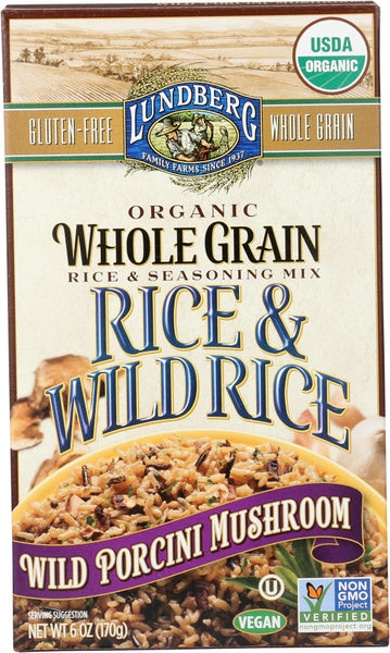 LUNDBERG: Mix Rice Whole Grain & Wild Rice Mix Seasoning, 6 oz