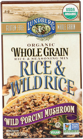 LUNDBERG: Mix Rice Whole Grain & Wild Rice Mix Seasoning, 6 oz