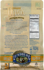 LUNDBERG: Organic White Antique Quinoa, 1 lb