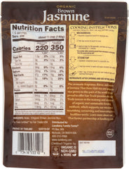 LUNDBERG: Brown Jasmine Thai Hom Mali Rice, 8 oz