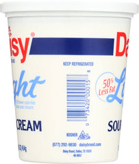 DAISY: Light Sour Cream, 16 oz
