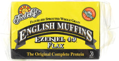 FOOD FOR LIFE: English Muffins Flax Ezekiel 4:9, 16 oz
