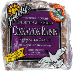 FOOD FOR LIFE: 7 Sprouted Grains Cinnamon Raisin Bread, 24 oz