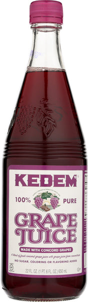 KEDEM: Concord Grape Juice, 22 Oz