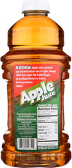 KEDEM: All Natural Apple Juice, 64 Oz