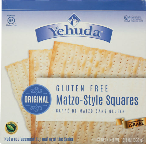 YEHUDA: Gluten Free Matzo-Style Squares, 10.5 oz