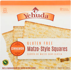 YEHUDA: Matzo Style Crackers Cinnamon, 10.5 oz