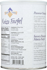 YEHUDA MATZOS: Matzo Farfel Canister, 9 oz