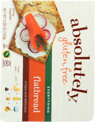 ABSOLUTELY GLUTEN FREE: Flatbread Gluten Free Everything, 5.29 oz