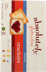 ABSOLUTELY GLUTEN FREE: Cracker Gluten Free Original, 4.4 oz