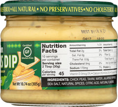 WILD GARDEN: Hummus Dip Jalapeno, 10.74 oz