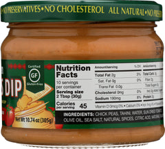 WILD GARDEN: Hummus Dip Sun-Dried Tomato, 10.74 oz