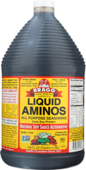 BRAGG: Liquid Aminos All Purpose Seasoning Natural Soy Sauce Alternative, 1 gallon