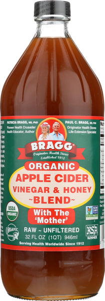 BRAGG: APL CIDR VNGR HONEY ORG (32.0000 OZ)