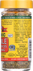 BRAGG: Organic Sprinkle 24 Herbs and Spices Seasoning, 1.5 oz