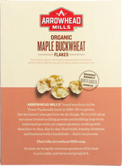 ARROWHEAD MILLS: Organic Maple Buckwheat Flakes Gluten Free, 10 Oz