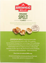 ARROWHEAD MILLS: Organic Spelt Flakes Whole Grain, 12 oz