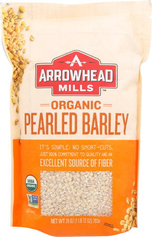 ARROWHEAD MILLS: Organic Pearled Barley, 28 oz