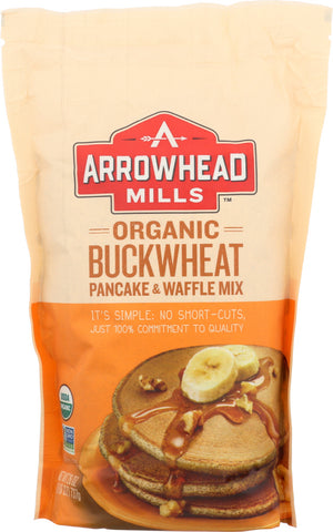 ARROWHEAD MILLS: Organic Buckwheat Pancake and Waffle Mix, 26 oz