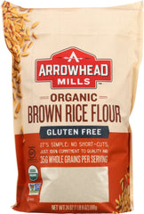 ARROWHEAD MILLS: Organic Brown Rice Flour, 24 oz