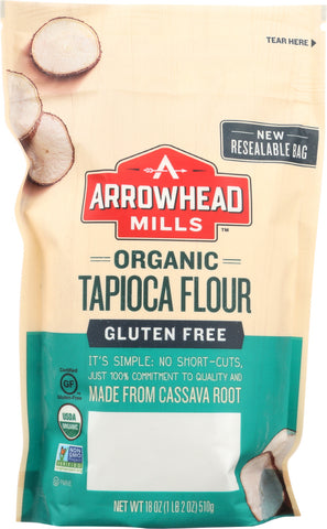 ARROWHEAD MILLS: Organic Flour Tapioca, 18 oz