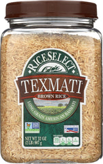 RICE SELECT: Texmati Long Grain American Basmati Brown Rice, 2 Lb