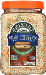 RICESELECT: Tri Color Pearl Couscous, 24.5 oz