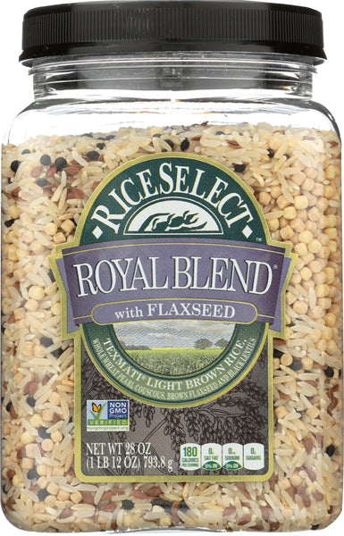 RICESELECT: Royal Blend with Flaxseed Rice, 28 oz