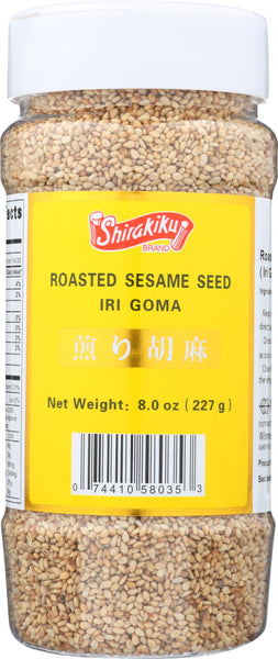 SHIRAKIKU: Roasted Sesame Seeds Iri Goma, 8 oz