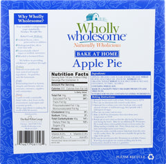 WHOLLY WHOLESOME: Bake at Home Apple Pie, 26 oz