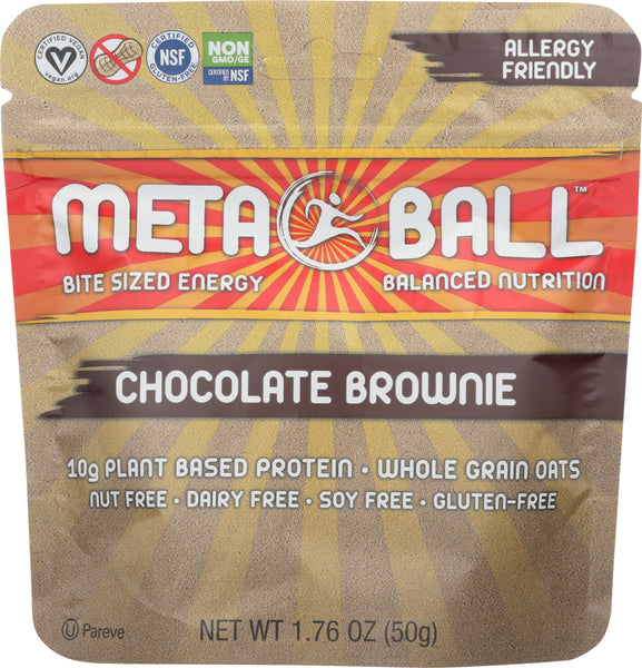 METABALL: Energy Bites Sized Chocolate Brownie, 1.76 oz