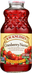 R.W. KNUDSEN FAMILY: Natural Cranberry Nectar, 32 oz