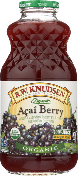 R.W. KNUDSEN: Family Organic Acai Berry Juice, 32 oz